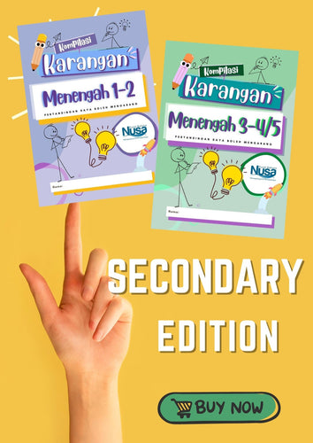 Secondary Edition: Kompilasi Karangan Menengah 1 - 2 | 3 - 5 & Lampiran kerja & Contoh Jawapan